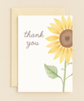 bright sunflower gratitude card