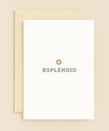 bsplendid simple greeting card
