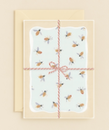 buzzing bees gift wrap card
