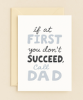 call dad for success card