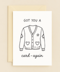 cardigan pun card
