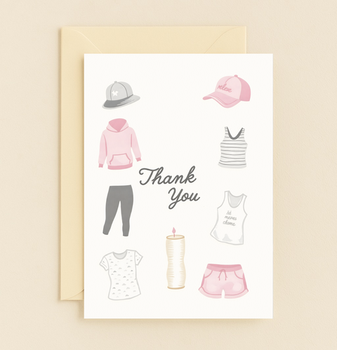 casual clothing appreciation card