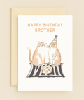 cat birthday card for brother