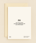 Back of You Are My Greatest Adventure Road Card with P.S. message