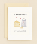cheesy pun cheese grater card