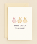 chick bunny peeps card