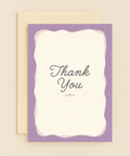 classic thank you card elegant design