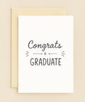 congrats graduate minimalist card