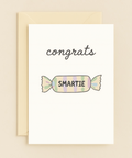 congrats smartie candy card
