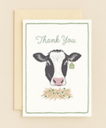 cow thank you country card