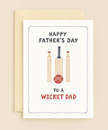 cricket themed dad card