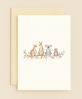 cute australian animals greeting card