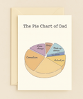dad humor pie chart card