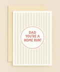 dad you are a home run baseball card