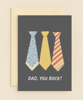 Dad You Rock Father's Day Card