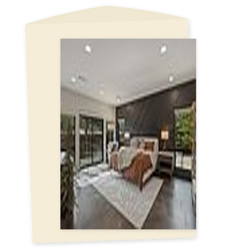 Funny Birthday Card Mid Century Modern Living Room Pun Hope Your Birthday Is Suite - Front