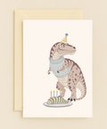dinosaur sweater birthday card
