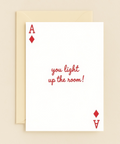 Funny Birthday Greeting Card Ace Design - Front