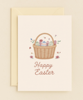 easter basket greeting card