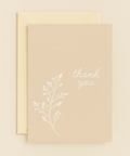 elegant branch thank you card