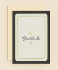 elegant gratitude moon card