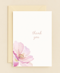 elegant pink flower card