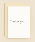 elegant thank you card