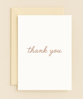 elegant thank you minimalist card