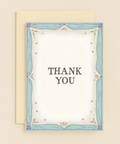 elegant vintage thank you card