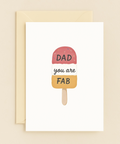 fab dad popsicle card