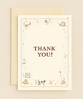 farm animals thank you card