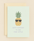 fine apple sunglasses birthday card