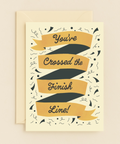 finish line achievement card