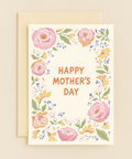 floral border greeting card