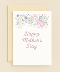 floral design happy mom card