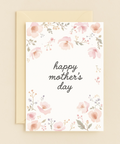 floral design mothers day card