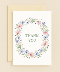 floral elegance appreciation card