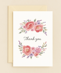 floral gratitude greeting card