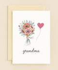 floral love for grandma card
