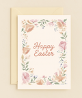 floral spring greeting card