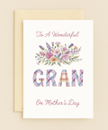 floral wonderful gran card