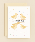 fluffy ducklings thank you card