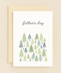 forest tree pattern card