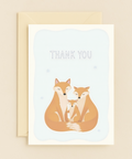 fox family thank you card