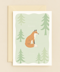fox in the forest card
