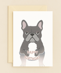 french bulldog birthday card