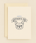 french bulldog happy dad card