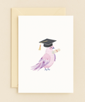 graduation pigeon with diploma card