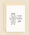 grate dad cheese grater card