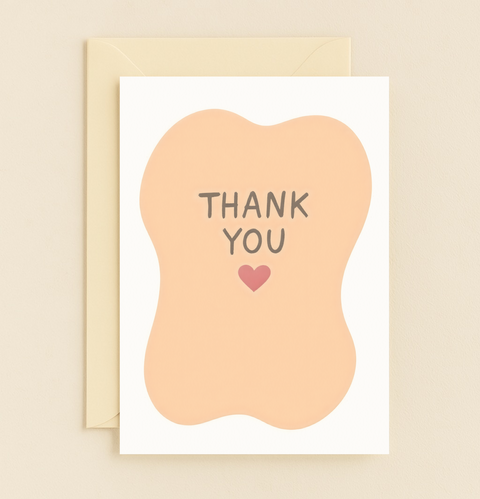 grateful heart thank you card